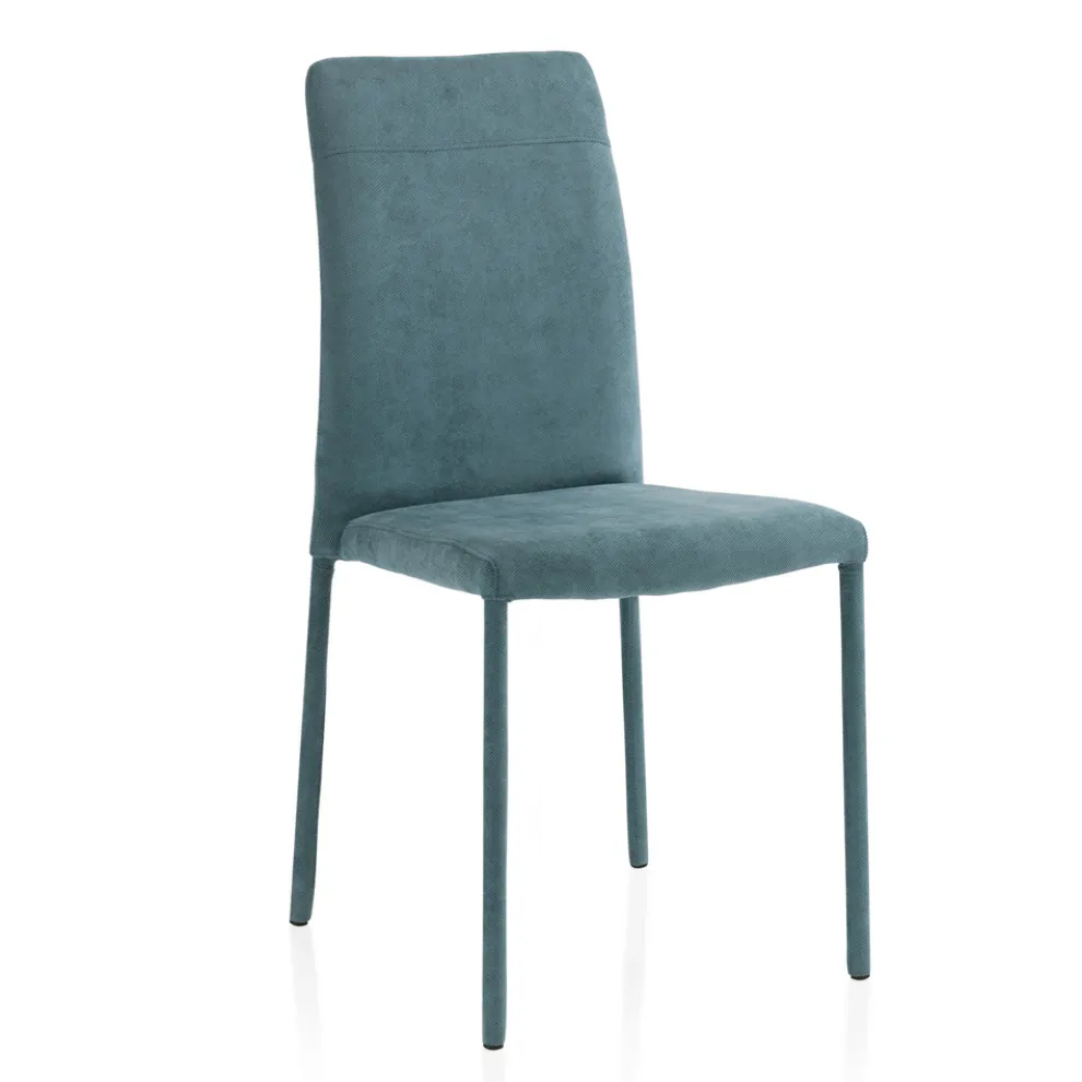 Wohnzimmerstuhl komplett mit Stoff „Made in Italy“ gepolstert – Lorelai