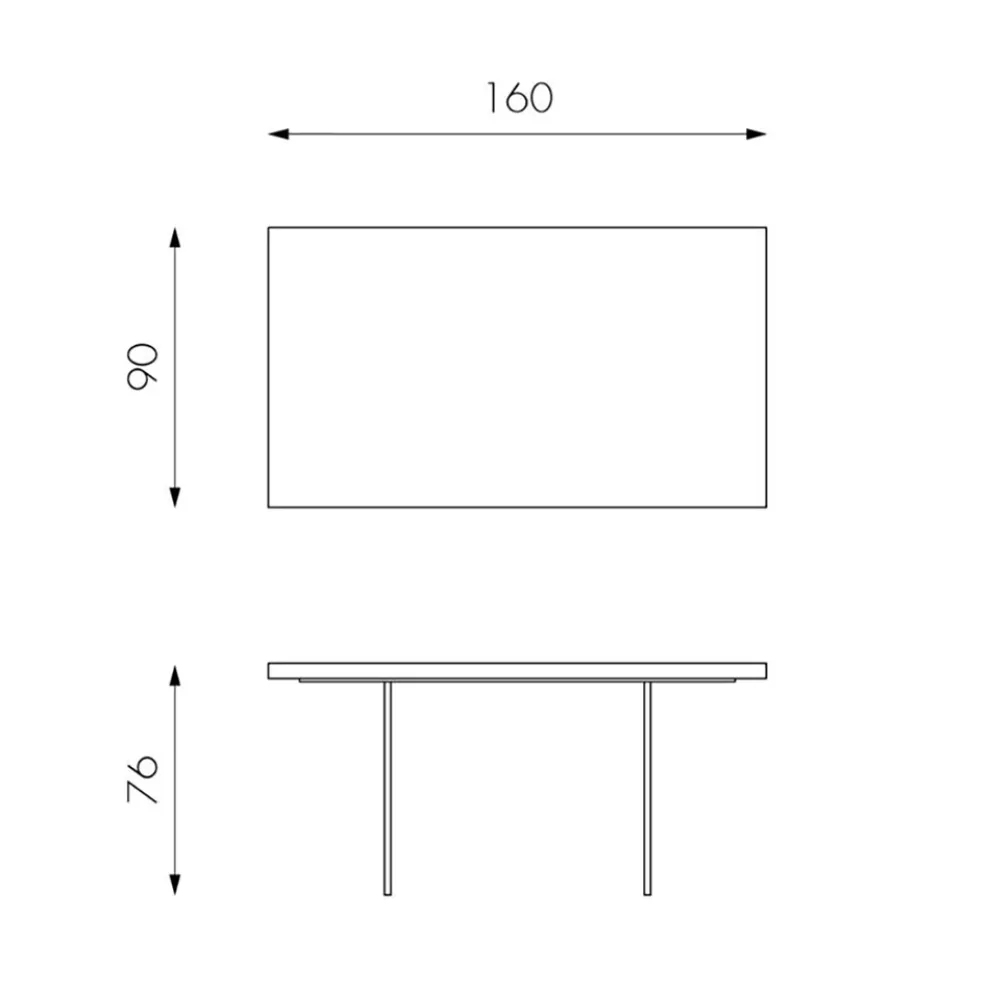 Wohnzimmertisch aus Eichenfurnier und Sockel aus gehärtetem Glas – Nicofisso