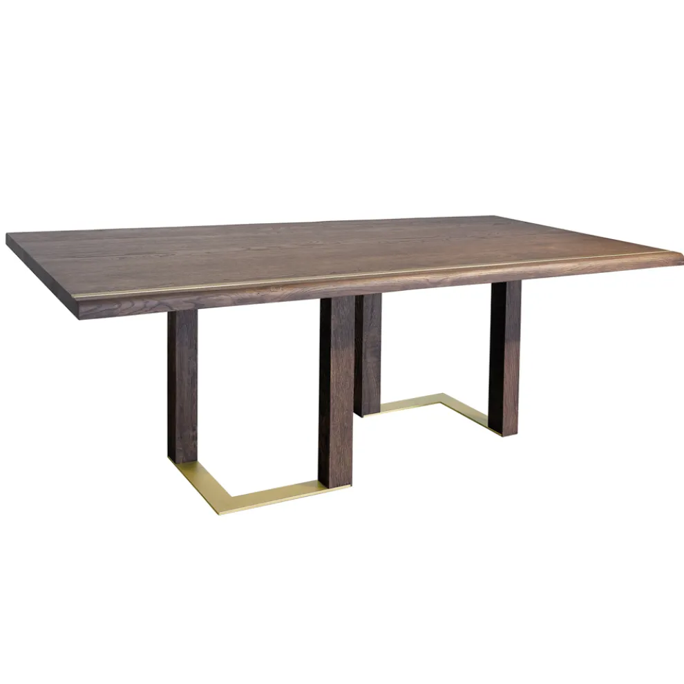 Wohnzimmertisch mit Struktur aus Asteiche Made in Italy - Giusy