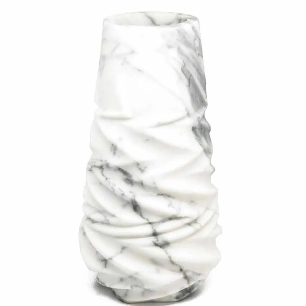 Arabesque Marble Design dekorative Vase Made in Italy - Brock