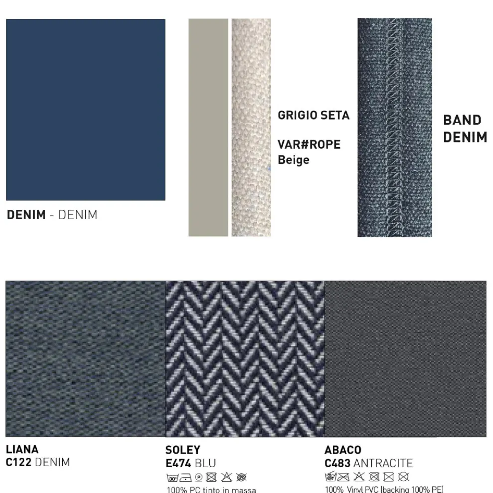 Outdoor-Sofa mit Kissen inklusive Made in Italy - Emmacross von Varaschin