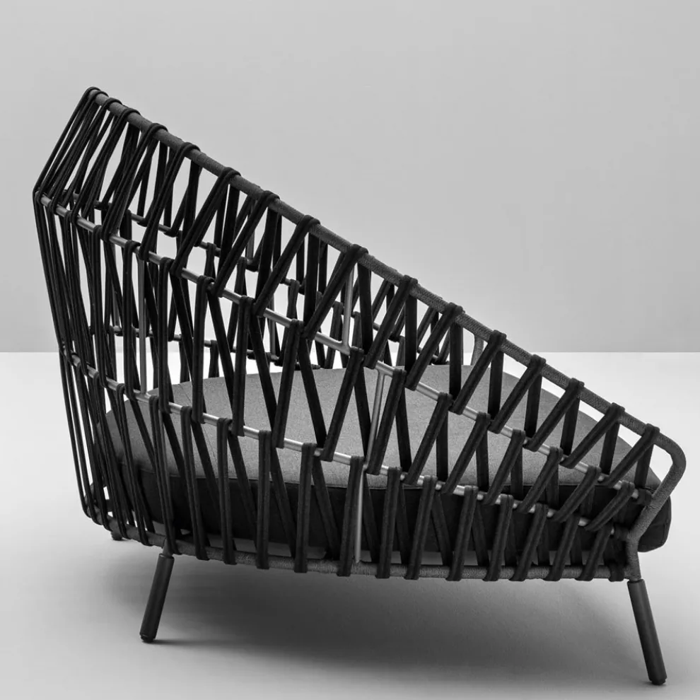 Outdoor-Sofa mit Kissen inklusive Made in Italy - Emmacross von Varaschin