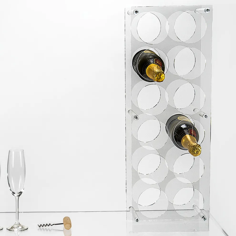 Transparenter Flaschenhalter aus Plexiglas Made in Italy - Whines