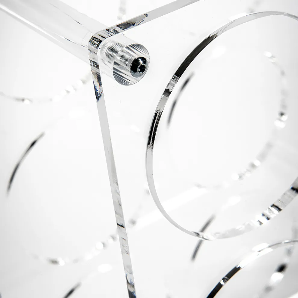 Transparenter Flaschenhalter aus Plexiglas Made in Italy - Whines