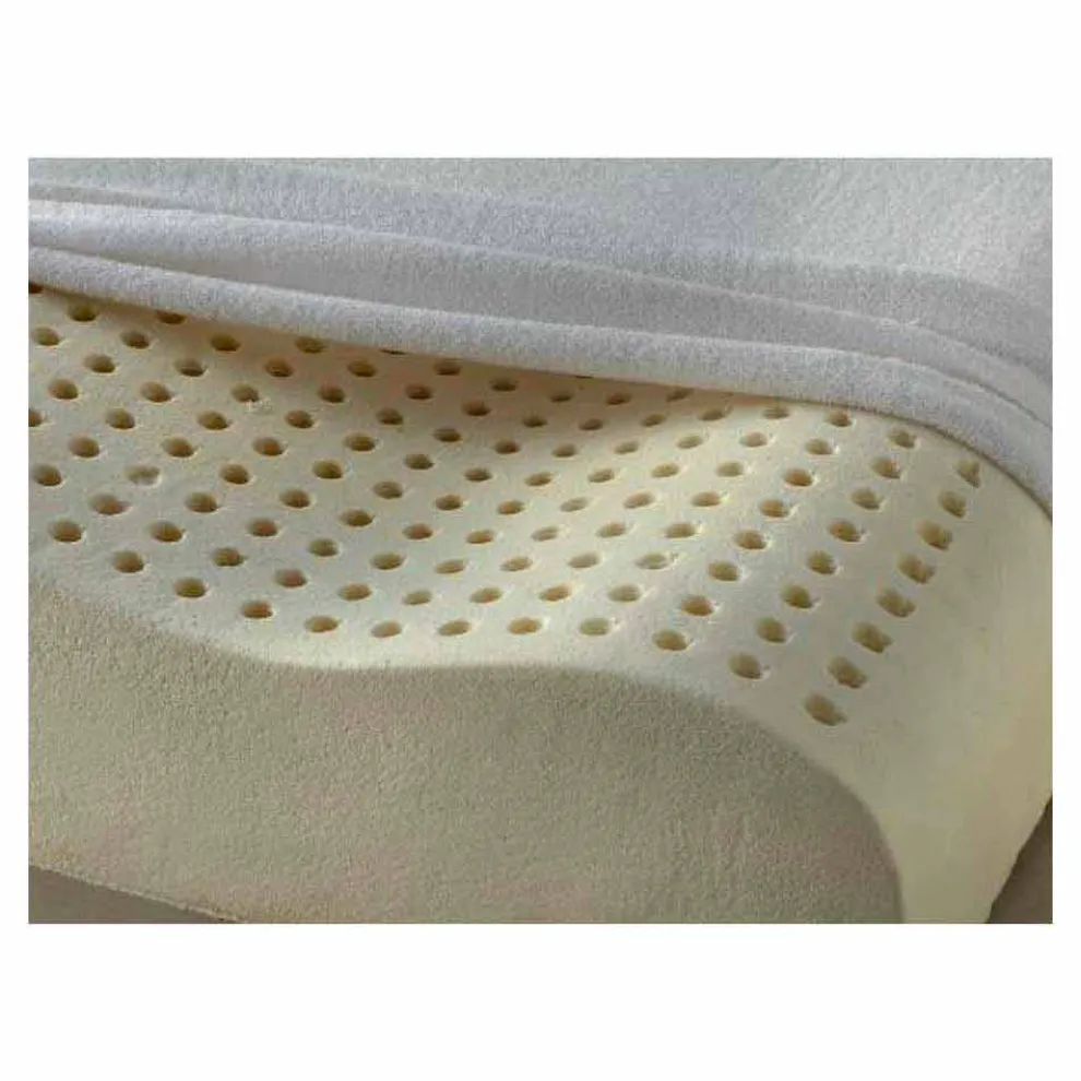 Satz von 2 Hypoallergen und Atmungsaktiv 100% Latex-Kissen - Bio Cervical