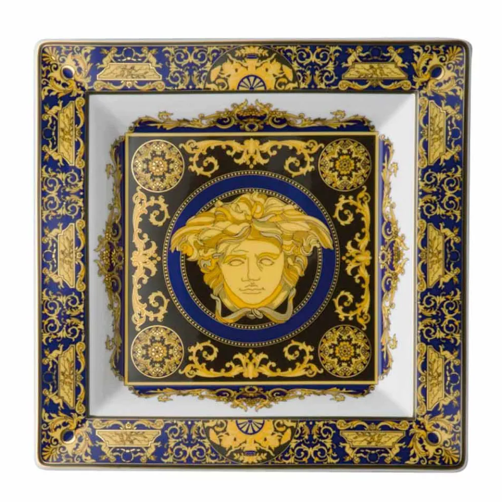 Rosenthal Versace Medusa Blue 22cm Tasse aus modernem Porzellan-Design