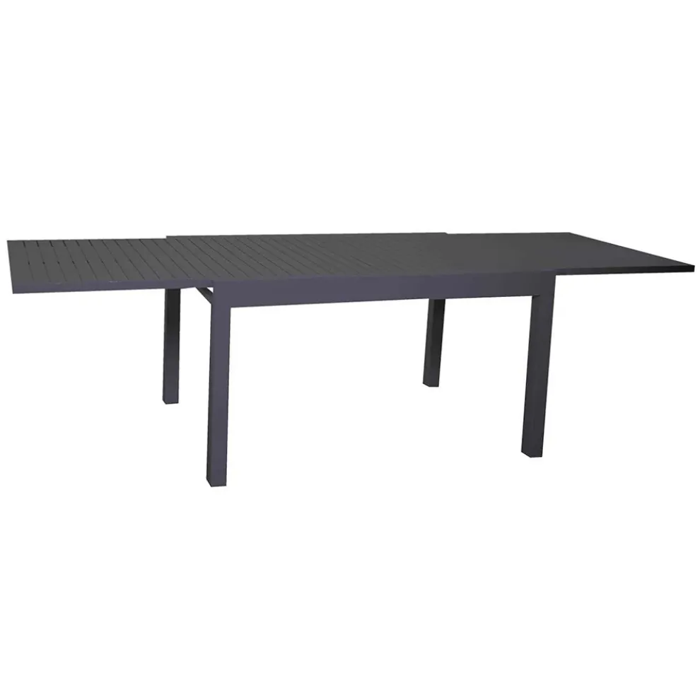 Ausziehbarer Gartentisch komplett aus Aluminium - Sheet