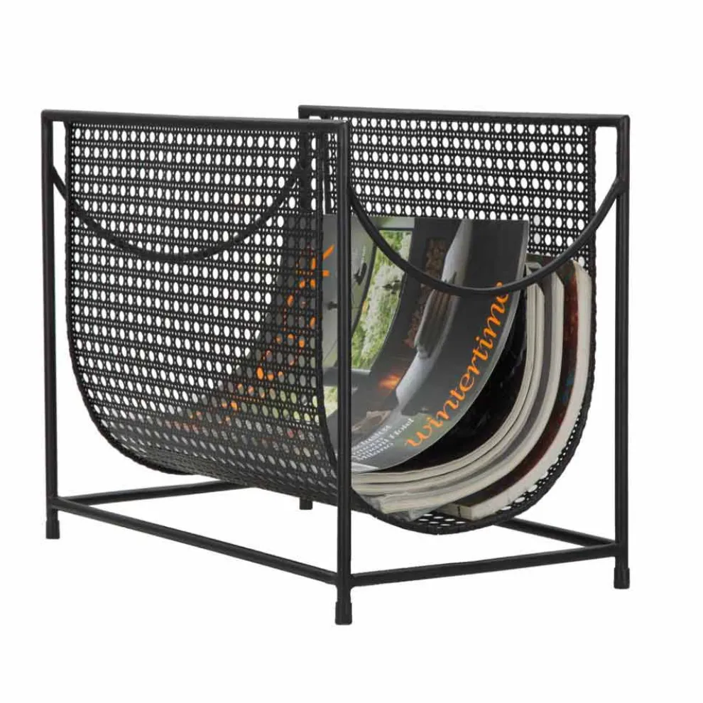 Zeitungsständer mit Eisenboden im modernen Design - Leiser