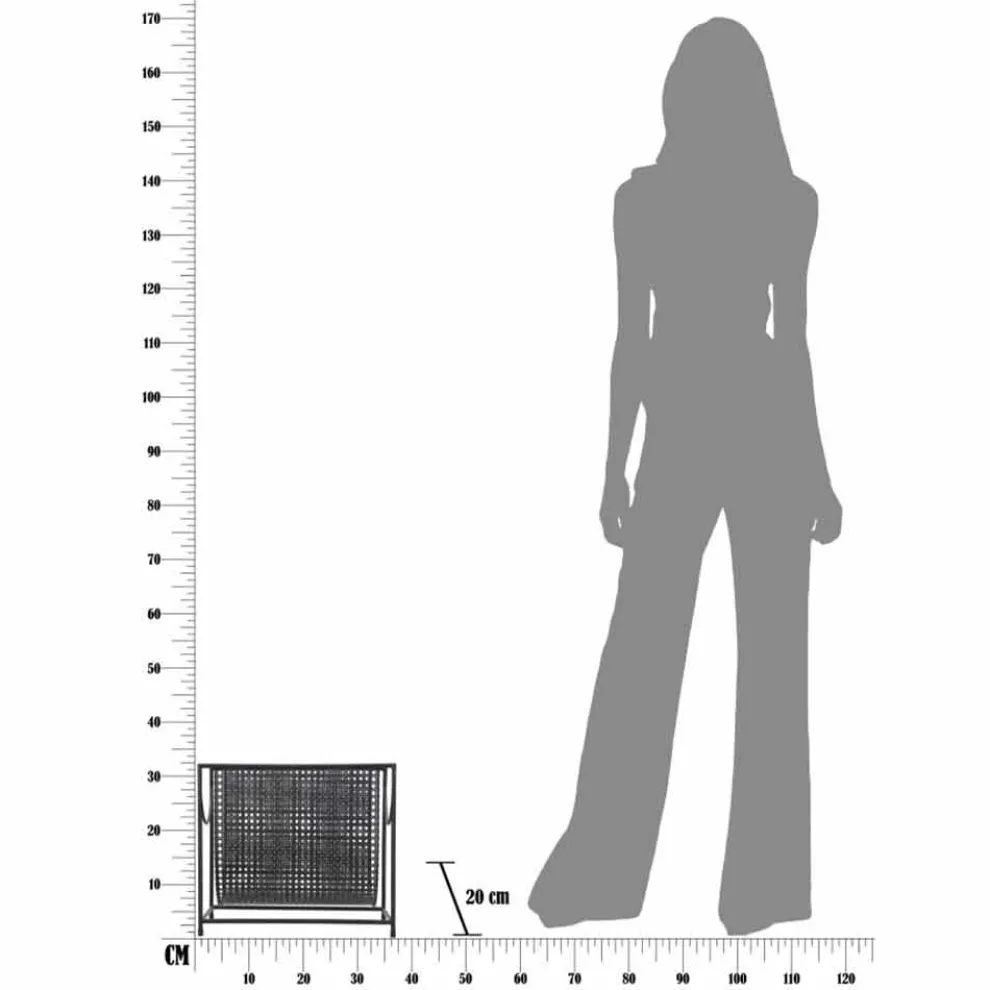 Zeitungsständer mit Eisenboden im modernen Design - Leiser
