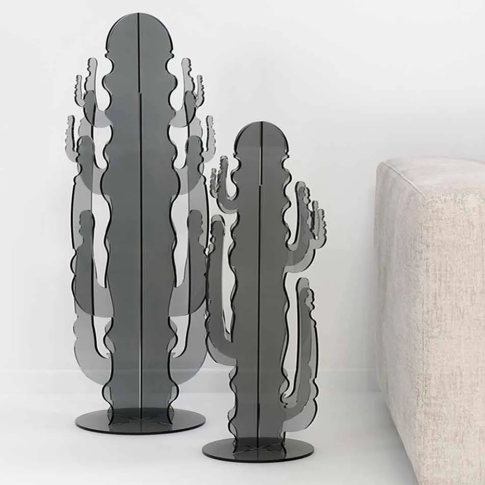 Zierpflanze aus Plexiglas in verschiedenen Farben, H 102 cm, Prags