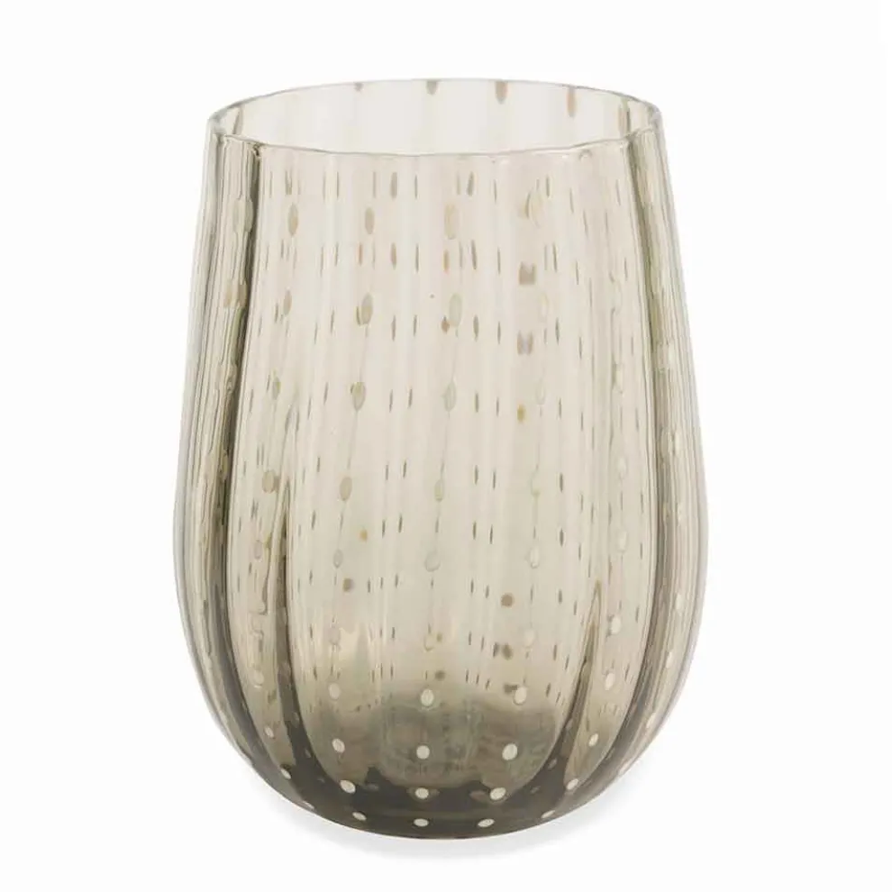 12 farbige und moderne Glasgläser für wassereleganten Service - Persien