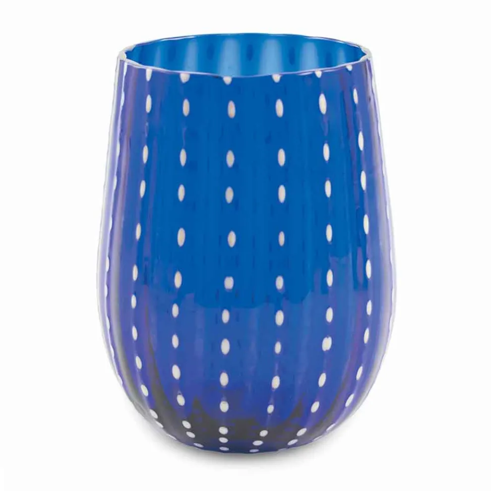 12 farbige und moderne Glasgläser für wassereleganten Service - Persien