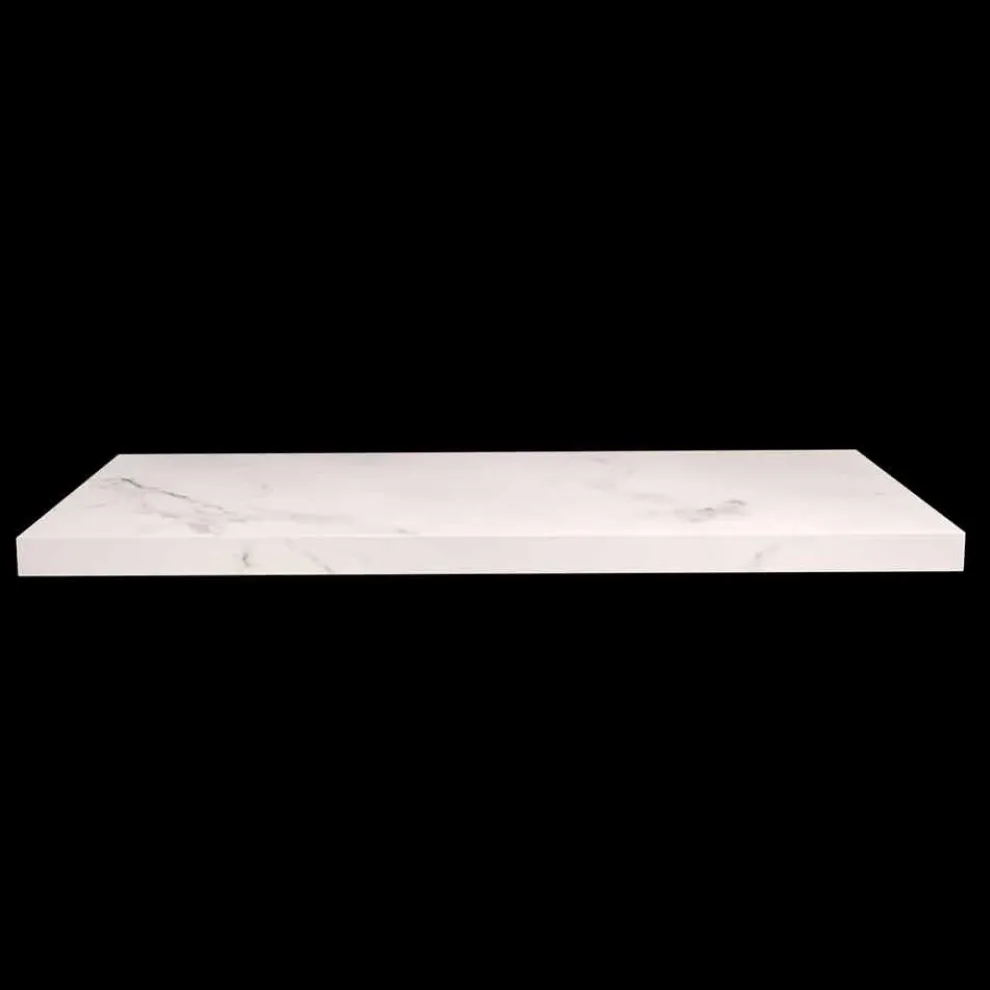 Zusammensetzung 3 Hängende Badezimmermöbel aus Feinsteinzeug Made in Italy - Ramina